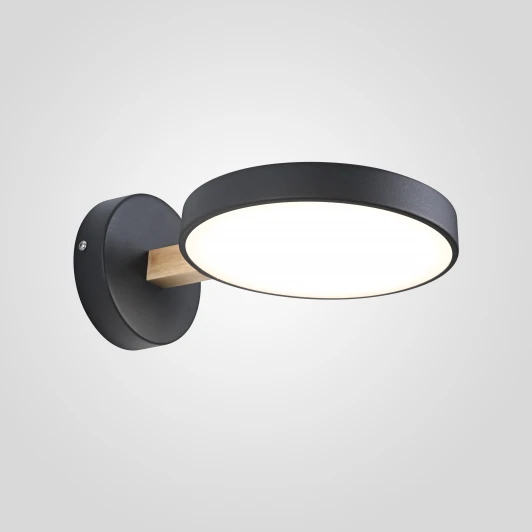 Turna-W01 Бра Wi-Fi Turna Black By ImperiumLoft Turna-W01 (LED, 220V, голосовое управление, умный дом - Алиса)