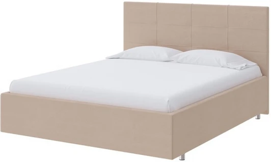 1910787 PROxSON Кровать Neo (Ткань: Велюр Forest 730 Миндальный) 160x190