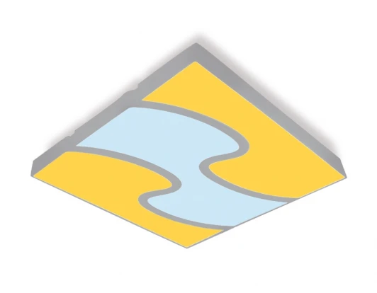 FP2403 WH/BK 288W D680*680 Потолочный светильник Ambrella Orbital Parus FP2403 WH/BK 288W D680*680