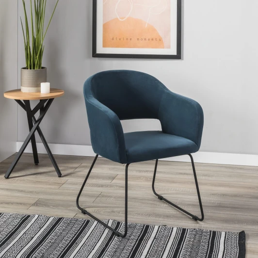 410118163h_Diag blue_черн Стул R-Home Oscar Diag blue/Линк