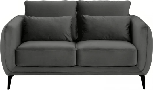 653381 Диван Amsterdam двухместный ОГОГО (арт.653381), (Ткань/Серый)