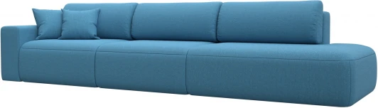 124746L Диван прямой Лига-036 НПБ Модерн Лонг подлокотник слева Лига Диванов (Рогожка) арт.124746L