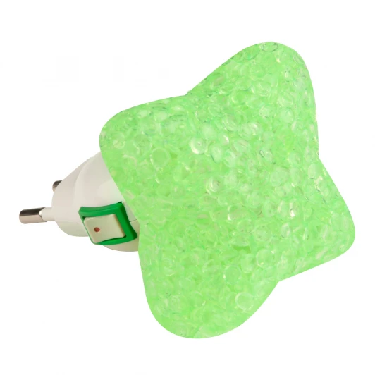 DTL-309-Звездочка/GREEN/1LED/0,1W Ночник Uniel DTL-309-Звездочка/GREEN/1LED/0,1W