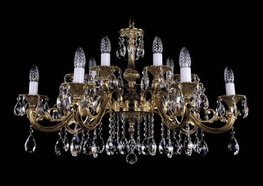 1703/14/320/A/G Подвесная люстра Bohemia 1703 1703/14/320/A/G