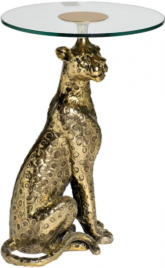 69-721328 Стол журнальный "Ягуар" d.45*68cм Garda Decor арт.69-721328