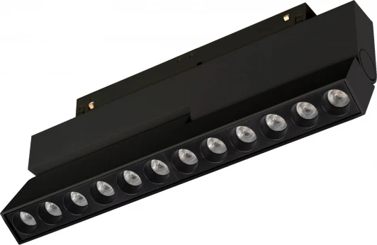 042014 светильник магнитный MAG-ORIENT-DOTS-FOLD-S230-12W Warm3000 (BK, 30 deg, 48V) (Arlight, IP20 Металл) 042014