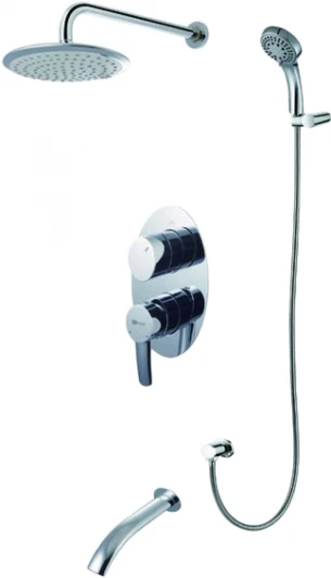 LM3222C Душевой комплект Lemark Atlantiss LM3222C С ВНУТРЕННЕЙ ЧАСТЬЮ