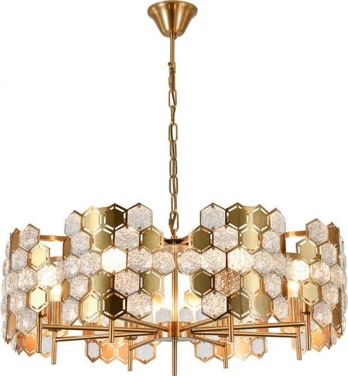 V000572 Подвесной светильник (12047/8P Brass) Indigo Delizia V000572 (220V, на цепи)