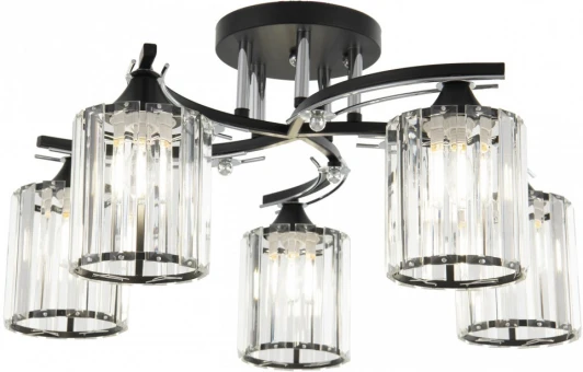327103/5 BK+CR Потолочная люстра на штанге Arte Milano AMALFI-327103 327103/5 BK+CR (220V)