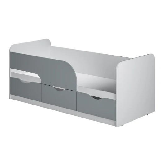 00-00164512 Кровать БТС детская Стандарт КР-22 NEW, Белый, Серый