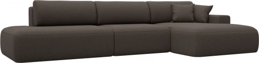 124694 Диван угловой Лига-036 НПБ Модерн Лонг правый угол Лига Диванов (Рогожка) арт.124694