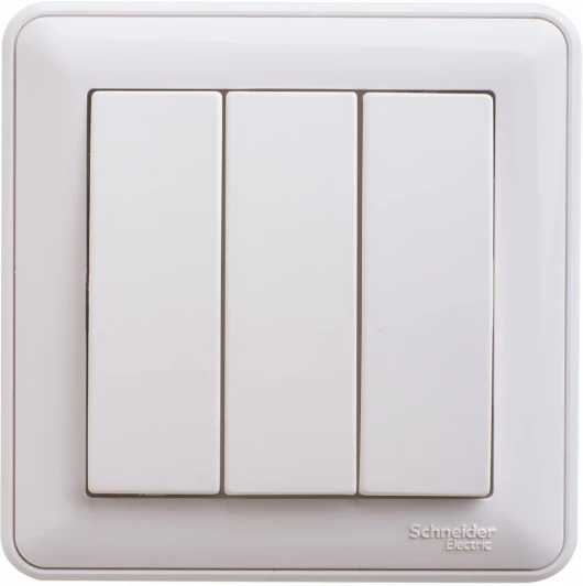 VS0510-351-18 Выключатель встраиваемый трехклавишный (белый) Systeme Electric W59 VS0510-351-18