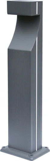 09205-F(220V),16(10) Наземный уличный светильник Kink Light Келси 09205-F(220V),16(10) серый, с декоративной розовой подсветкой 220V Led 6W (IP65)