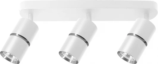 48646 Спот настенно-потолочный Feron ML1863 ZEN 48646 GU10, белый, хром (220V)