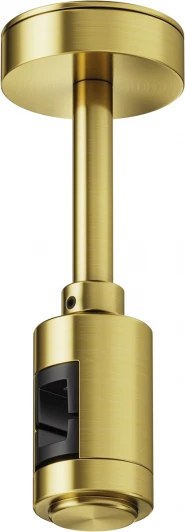 TRA156C-B1-BS Крепление потолочное Short 78мм с вводом питания Flarity латунь Maytoni Accessories for tracks Flarity TRA156C-B1-BS (24V)