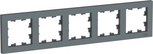 ATN000705 Рамка на 5 постов (грифель) Systeme Electric AtlasDesign ATN000705