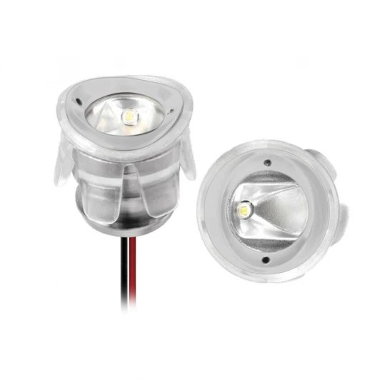 045490 Встраиваемый светильник уличный ALT-LODESTAR-HANDRAIL-R27-1.5W Warm3000 (GR, 30x60 deg, 12-24V) (Arlight, IP67 Металл) 045490 (LED)