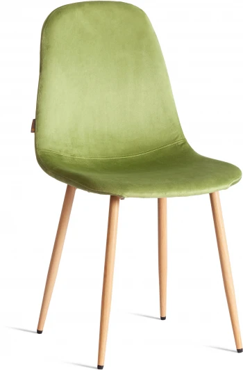 21563 Стул BREEZE (mod. JSC-58) / 1 шт. в упаковке (Велюр,Металл  /Зеленый )