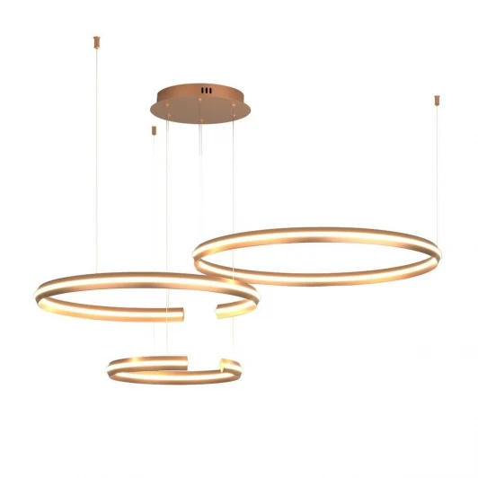 90280/3 золото Подвесная люстра Eurosvet Smart Gap 90280/3 золото