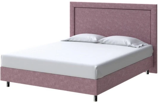 2025307 PROxSON Кровать London Boxspring Standart (Ткань: Велюр Gratta 6 Ягодный мусс) 200x200
