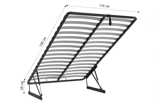 KO-1.2-02.0009 Основание разборное 1190х1980 (1.2) с подъем. механизмом KO-1.2-02.0009 Mebelson