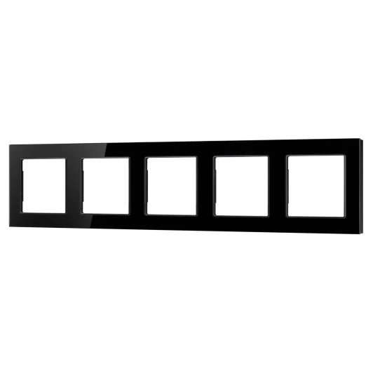 043806 Рамка стеклянная FRM-GLARE-GS-5-BK (Arlight) 043806