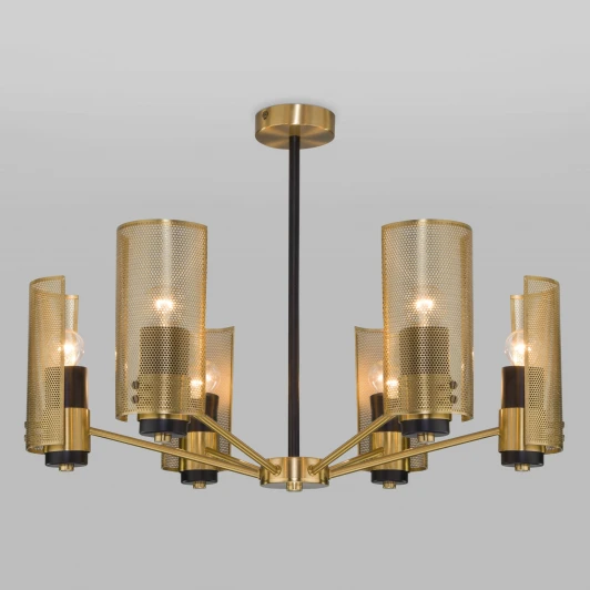 70139/6 латунь Потолочная люстра на штанге Eurosvet Grino 70139/6 латунь (220V)