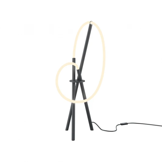 MOD369TL-L15B3K Настольная лампа с выключателем и гибким неоном Maytoni Crochet MOD369TL-L15B3K