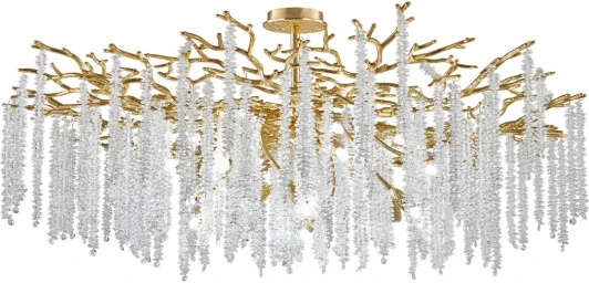 23111.1200.18.E14.A GD Потолочная люстра хрустальная на штанге Arte Milano Milano-1 23111.1200.18.E14.A GD (220V)