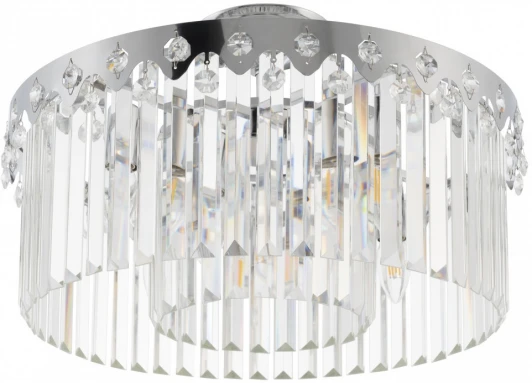 378909/6/50/490 CR Потолочная люстра хрустальная на штанге Arte Milano Sorrento-8909 378909/6/50/490 CR (220V)