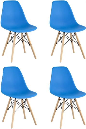 УТ000035183 Стул Stool Group Eames Style DSW циан x4 УТ000035183