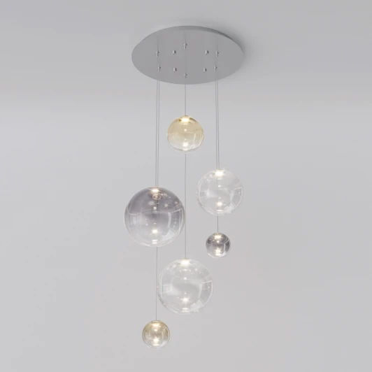 50230 LED Подвесной светильник каскадный Eurosvet Wonder 50230 LED хром (на проводе)