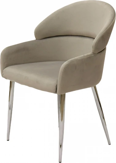 D-1202Dcasa Стул обеденный Берклей D-1202D, серый/хром IST-CASA