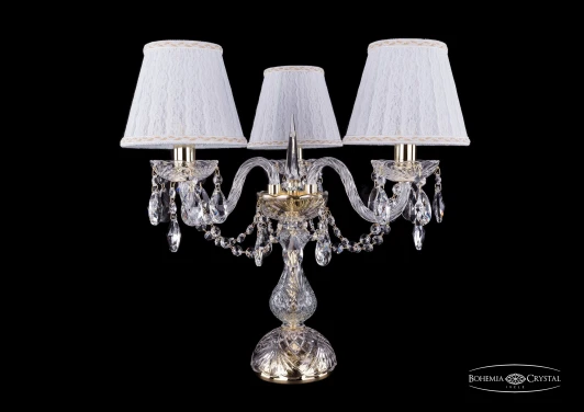 1406L/3/141-39/G/SH13a-160 Интерьерная настольная лампа Bohemia 1406 1406L/3/141-39/G/SH13a-160