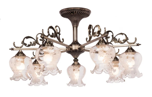 708.53.7 Потолочная люстра Silver Light Leonardo 708.53.7