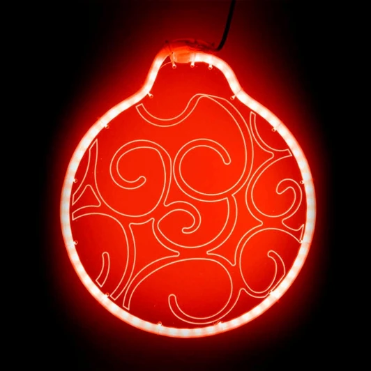 HFS3-2R Светодиодная Фигура Шар 30 x см Красная, Гибкий Неон и Акрилайт, IP54 Laitcom HFS3-2R
