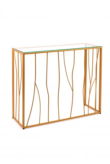 1021-CG clear Консольный стол AllConsoles 1021-CG clear золотой
