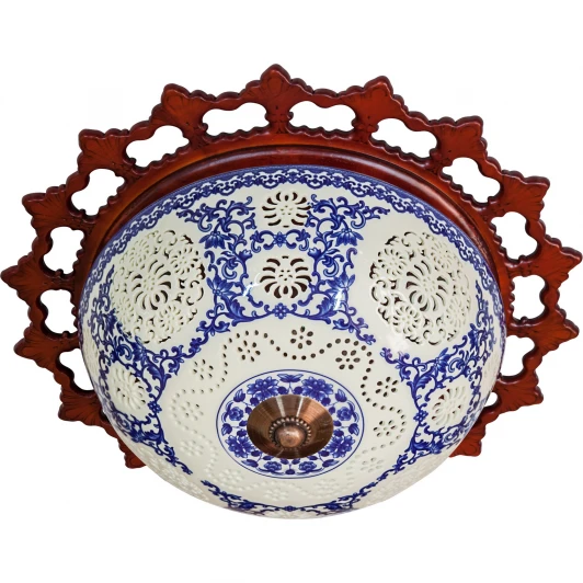 6157-3 красное дерево Потолочная люстра N-Light 6157 6157-3 красное дерево