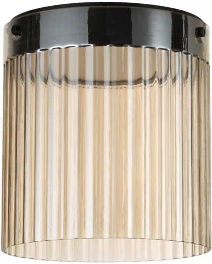 5047/20LC Потолочный светильник Odeon Light Pillari 5047/20LC черный/светл.янтарный/металл/стекло LED 20W 4000К 2238Лм