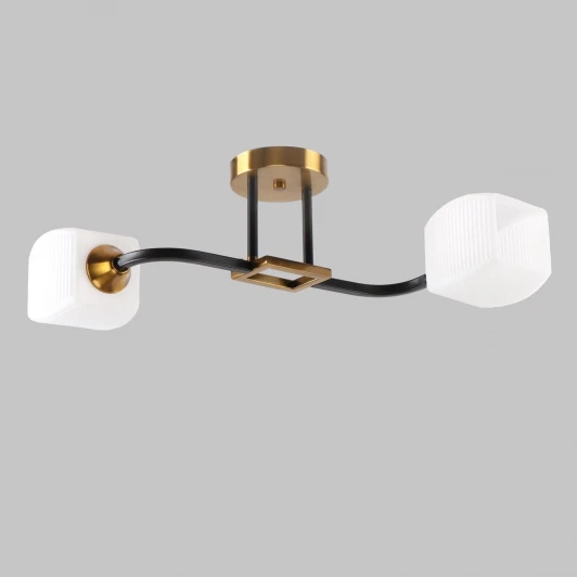 MD.52009-2-S-BK+GAB Потолочная люстра Imex MD.52009-2-S-BK+GAB