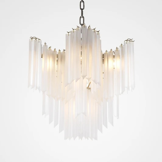 40.2107 Подвесная люстра Chandelier Pulsar White Glass ImperiumLoft 40,2107 (84744-22) (220V, на цепи)
