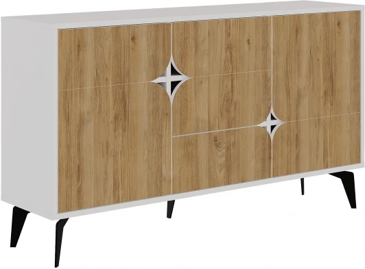 LEV00254 Комод SPARK CONSOLE (ЛДСП/Белый) LEVE