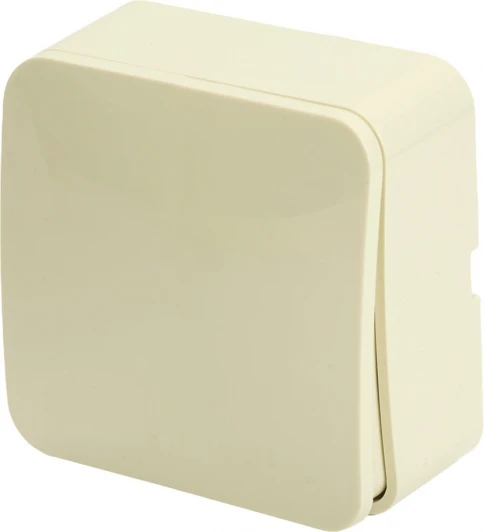49470 Выключатель одноклавишный (слоновая кость) Stekker София 49470