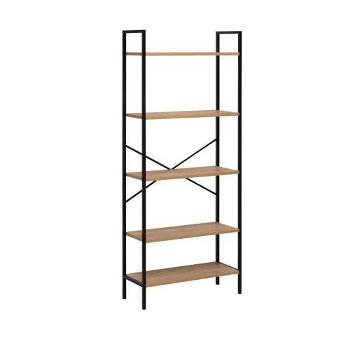 4687207095464 Стеллаж Leset Стилвуд 25 широкий, 5 полок 4687207095464 Металл, Черный