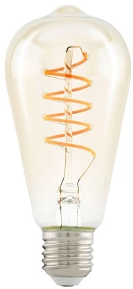 11681 Лампочка светодиодная филаментная E27 4W 220V 260 lm 2200K Eglo Lm_led_e27 11681