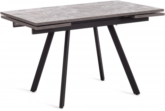 19730 Стол VIGO ЛДСП/HPL/металл, 120 x 80 30 х 75 см, Мрамор чёрный/чёрный Tetchair 19730