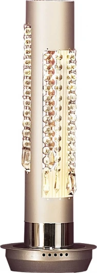 6016/1 silver + white crystal Интерьерная настольная лампа N-Light 6016 6016/1 silver + white crystal