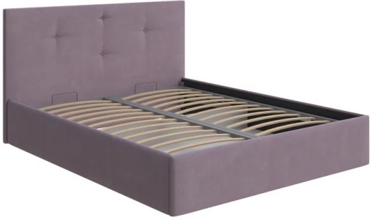 2028868 PROxSON Кровать Mono с бельевым ящиком (Ткань: Рогожка Тетра Слива) 140x200