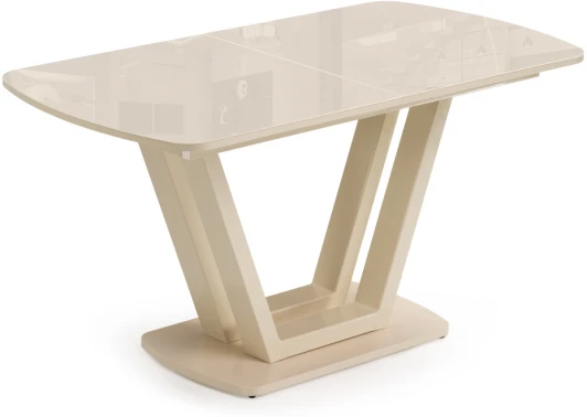 460400 Стол стеклянный Келтик кремовый 460400 Woodville