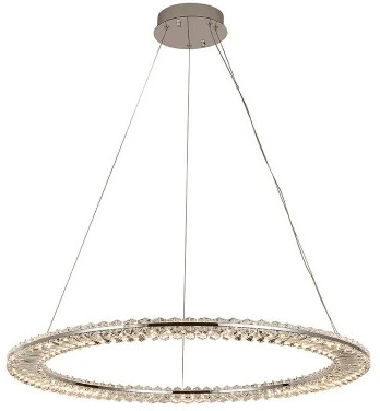 8241N/800 chrome Подвесной светодиодный светильник Newport 8240 8241N/800 chrome (220V, на тросе, кольцо)